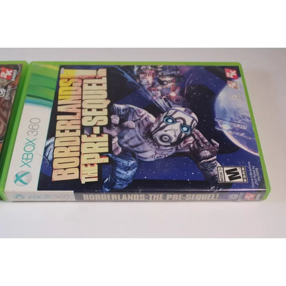 3 game bundle/lot: Borderlands 1&2 Pre-Sequel (Microsoft Xbox 360) Tested